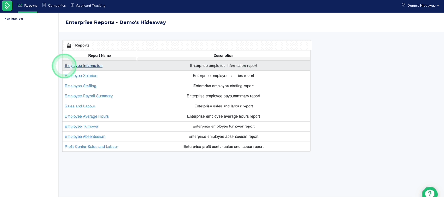 Enterprise Dashboard EE Info Report - Filter by Companies.gif