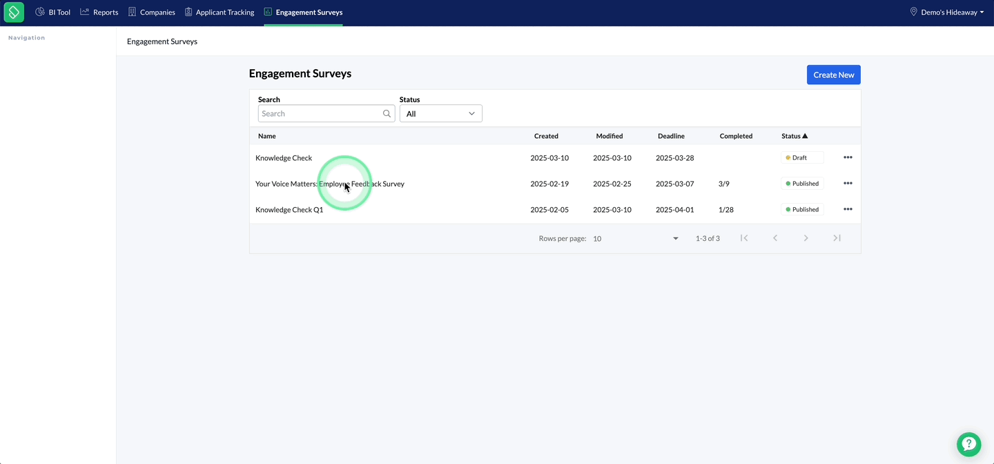 Viewing Results - Engagement Surveys.gif
