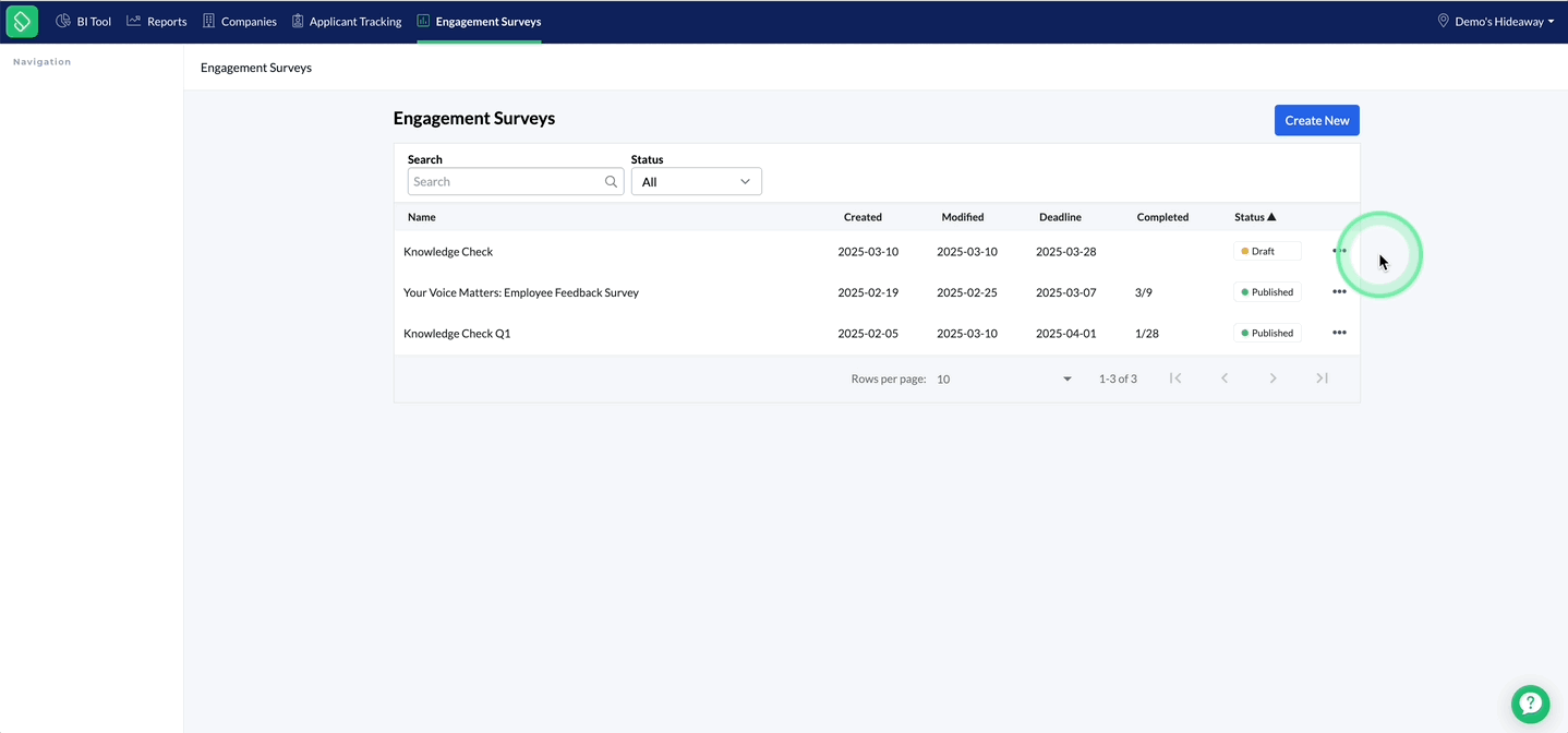 Duplicating Survey - Engagement Surveys.gif