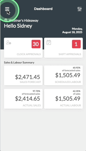 Push Manager App French & Spanish Options.gif