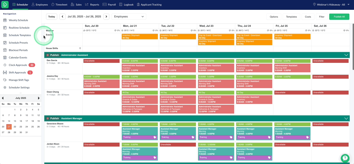 Create:Edit Calendar Events Directly from the Scheduler.gif