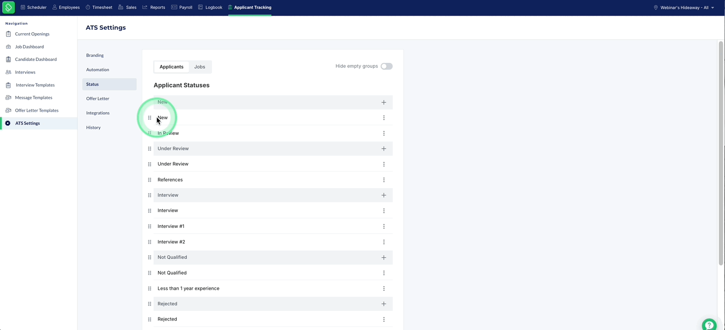 Editing name of a Status - Candidates.gif