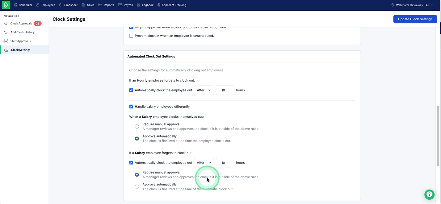 Automated Clock Out - Salary Forgets to Clock Out.gif