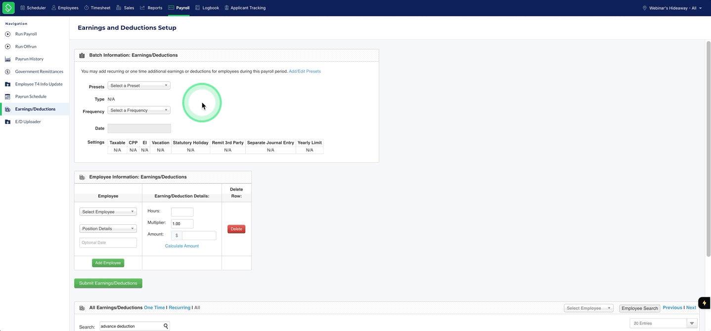 Recurring Deduction - Lifetime Max and Remaining Balance.gif
